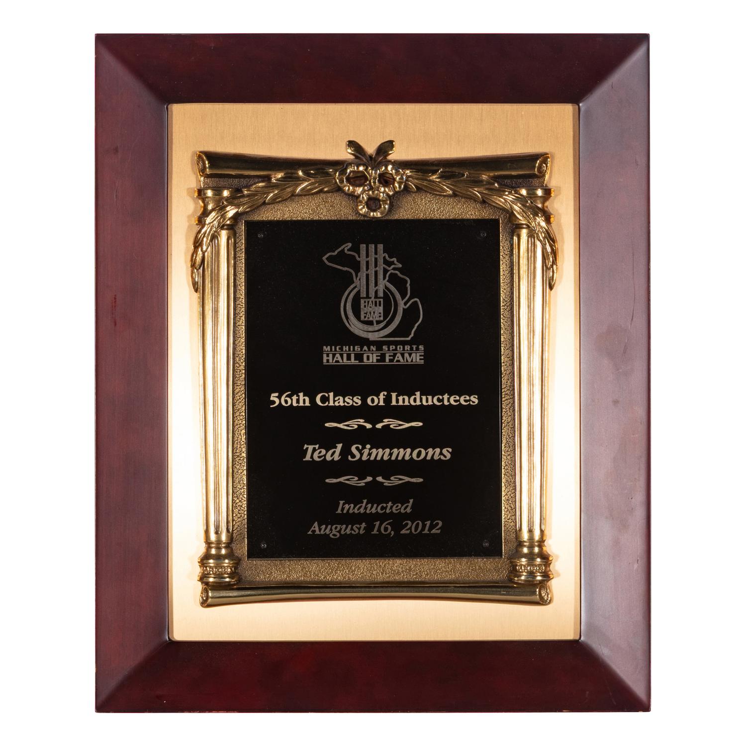 A Large Archive of Awards and Autographs from The Personal Collection of Ted Simmons