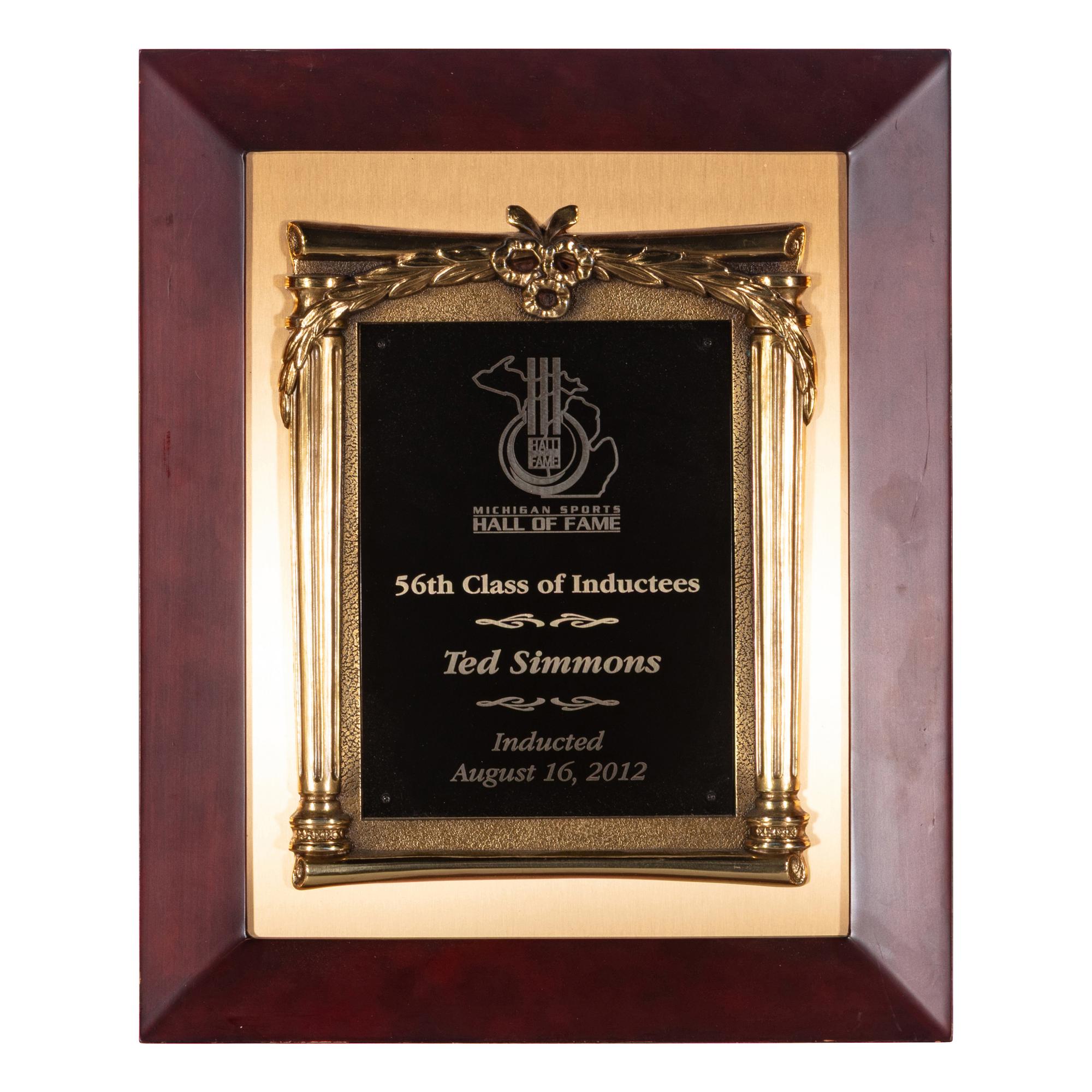 A Large Archive of Awards and Autographs from The Personal Collection of Ted Simmons
