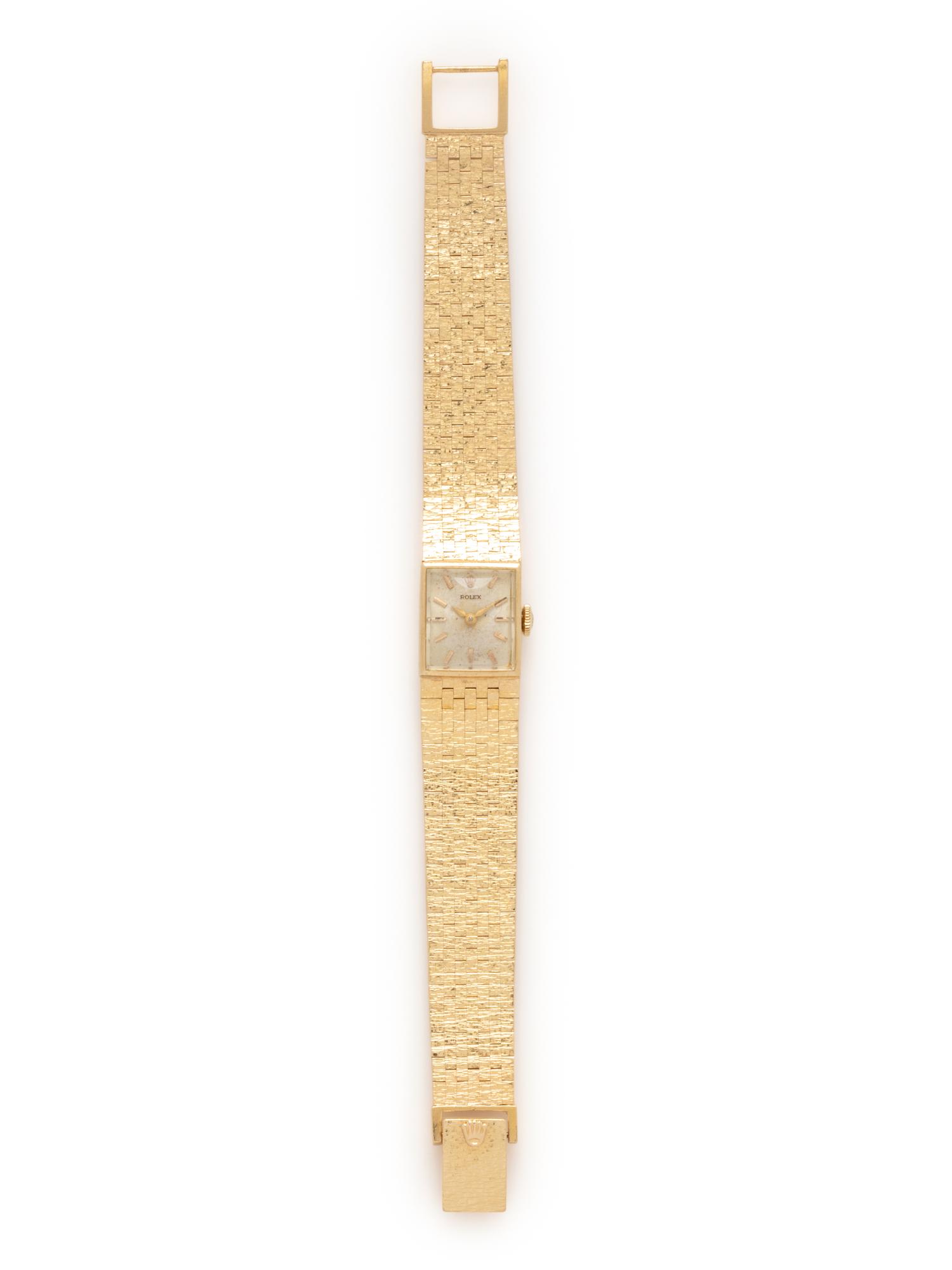 ROLEX, 14K YELLOW GOLD WRISTWATCH