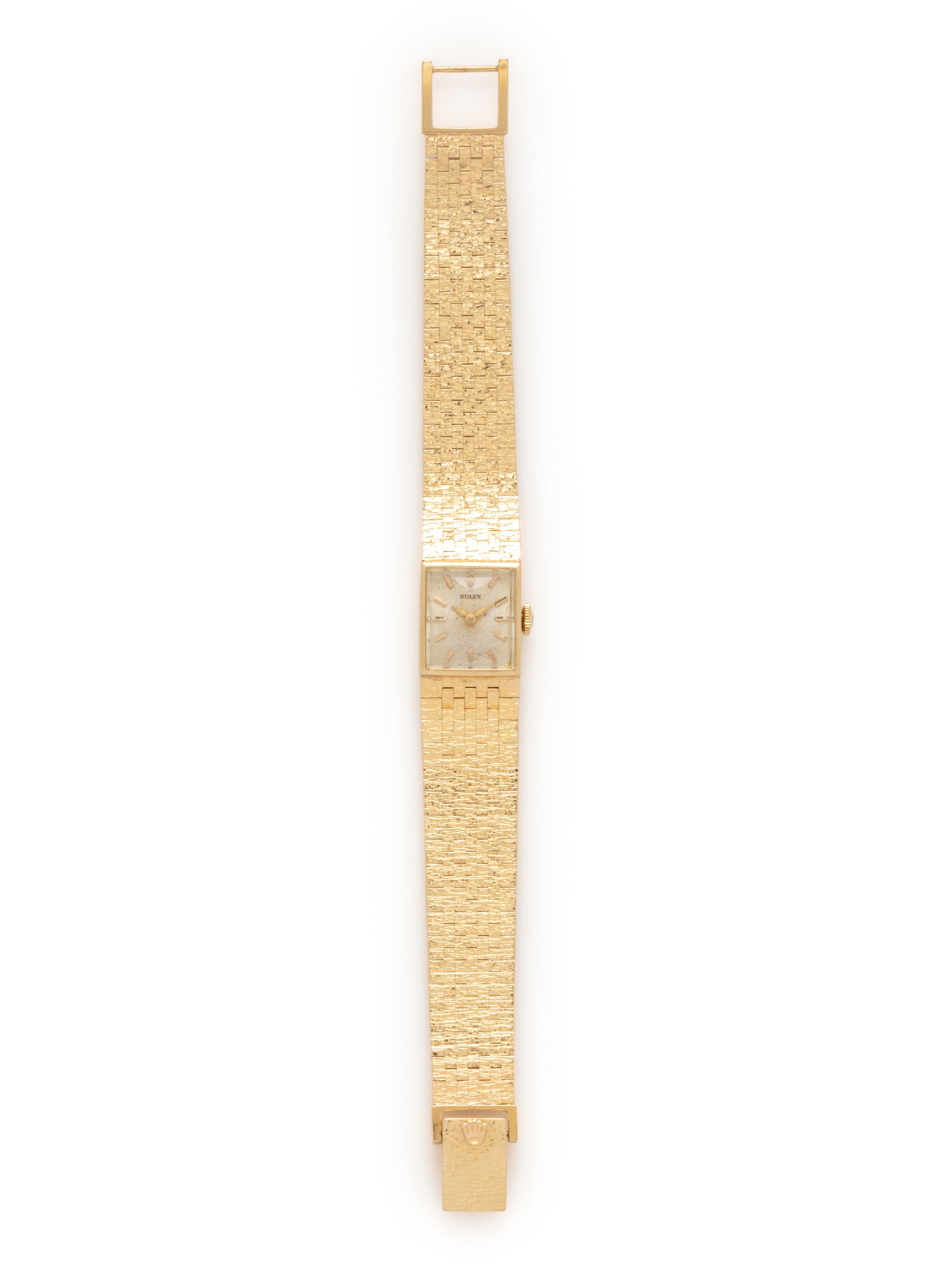 ROLEX, 14K YELLOW GOLD WRISTWATCH