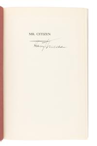 TRUMAN, Harry S. (1884-1972). An archive of materials relating to his presidency and legacy, comprising: