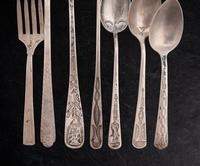 Navajo Stamped Silver Spoons and Forks