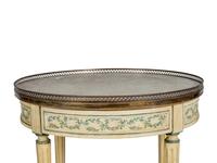 A Louis XVI Style Painted Bouillotte Table