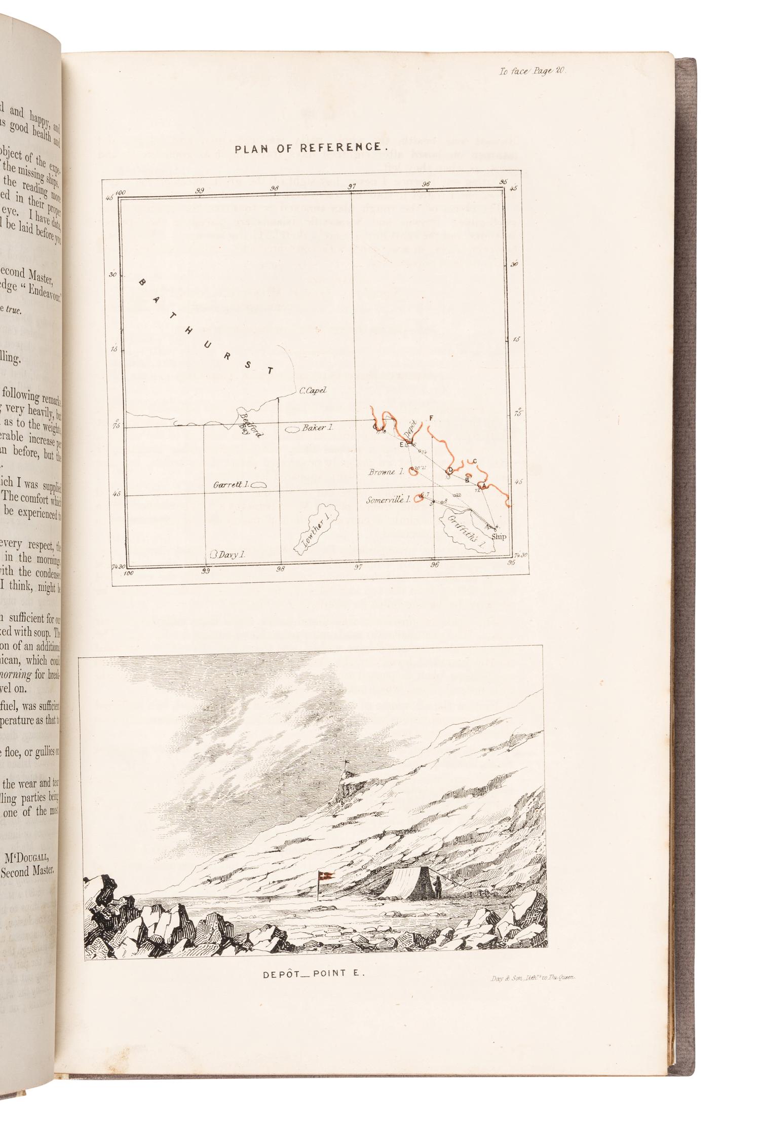 [BRITISH PARLIAMENTARY PAPERS]. Additional Papers Relative to the Arctic Expedition under the Orders of Captain Austin and Mr. William Penny. London: Eyre and Spottiswoode for Her Majesty’s Stationery Office, 1852.