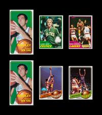 A Collection of 1960s-80s Topps Basketball Cards Including Multiple Hall of Famers and Rookies (35)