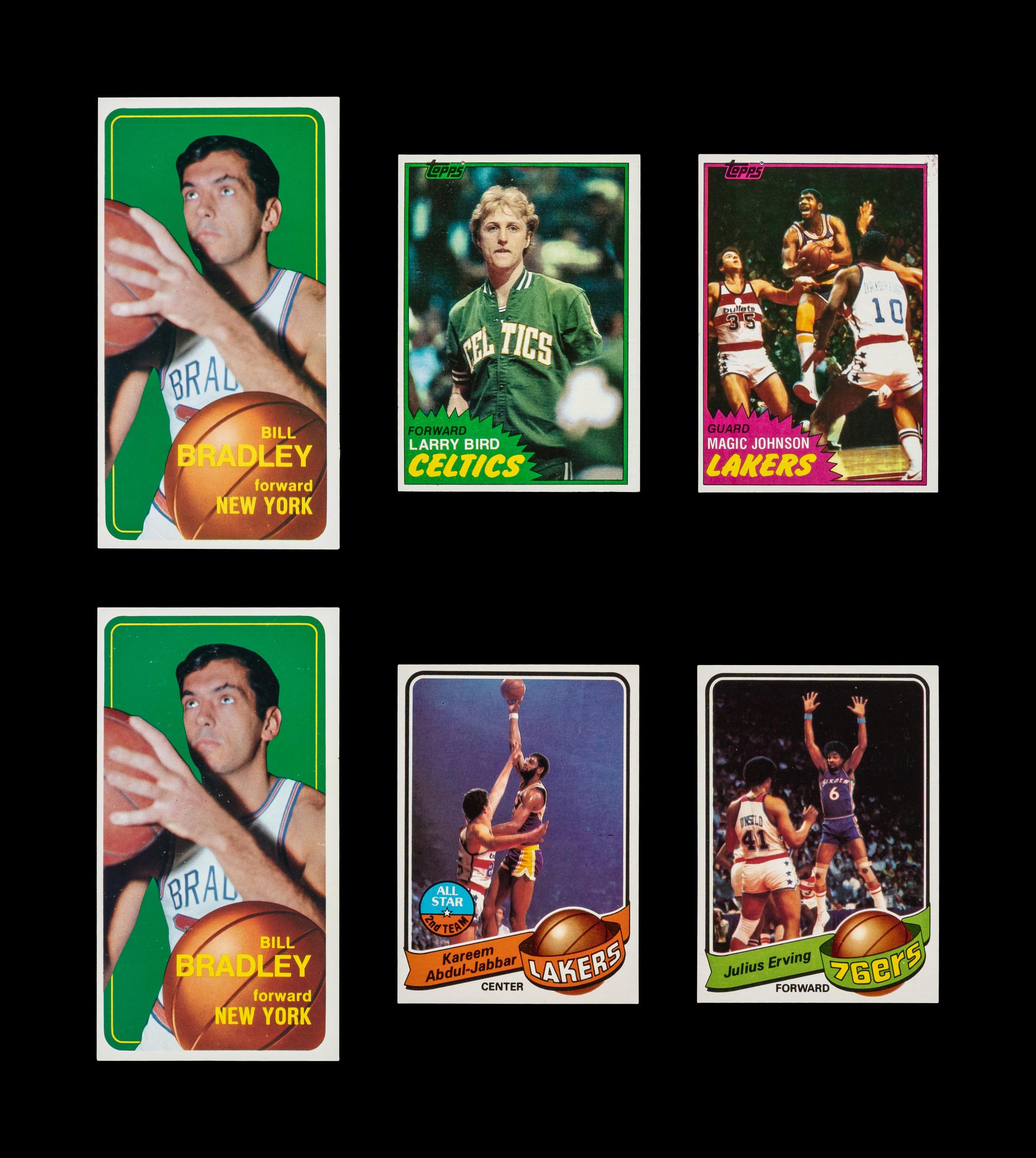 A Collection of 1960s-80s Topps Basketball Cards Including Multiple Hall of Famers and Rookies (35)