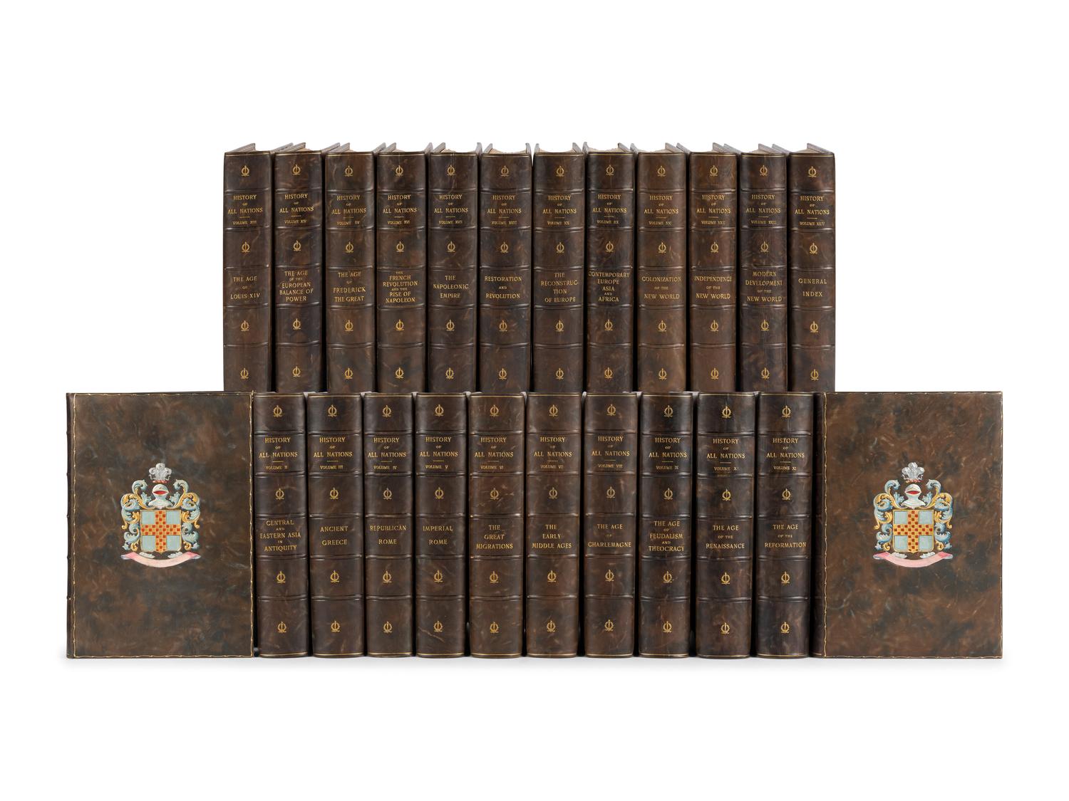 FLATHE, Theodor, John FISKE, Charles M. ANDREWS et al. A History of All Nations . John Henry Wright, translator. Philadelphia: Lea Brothers & Company, 1902.