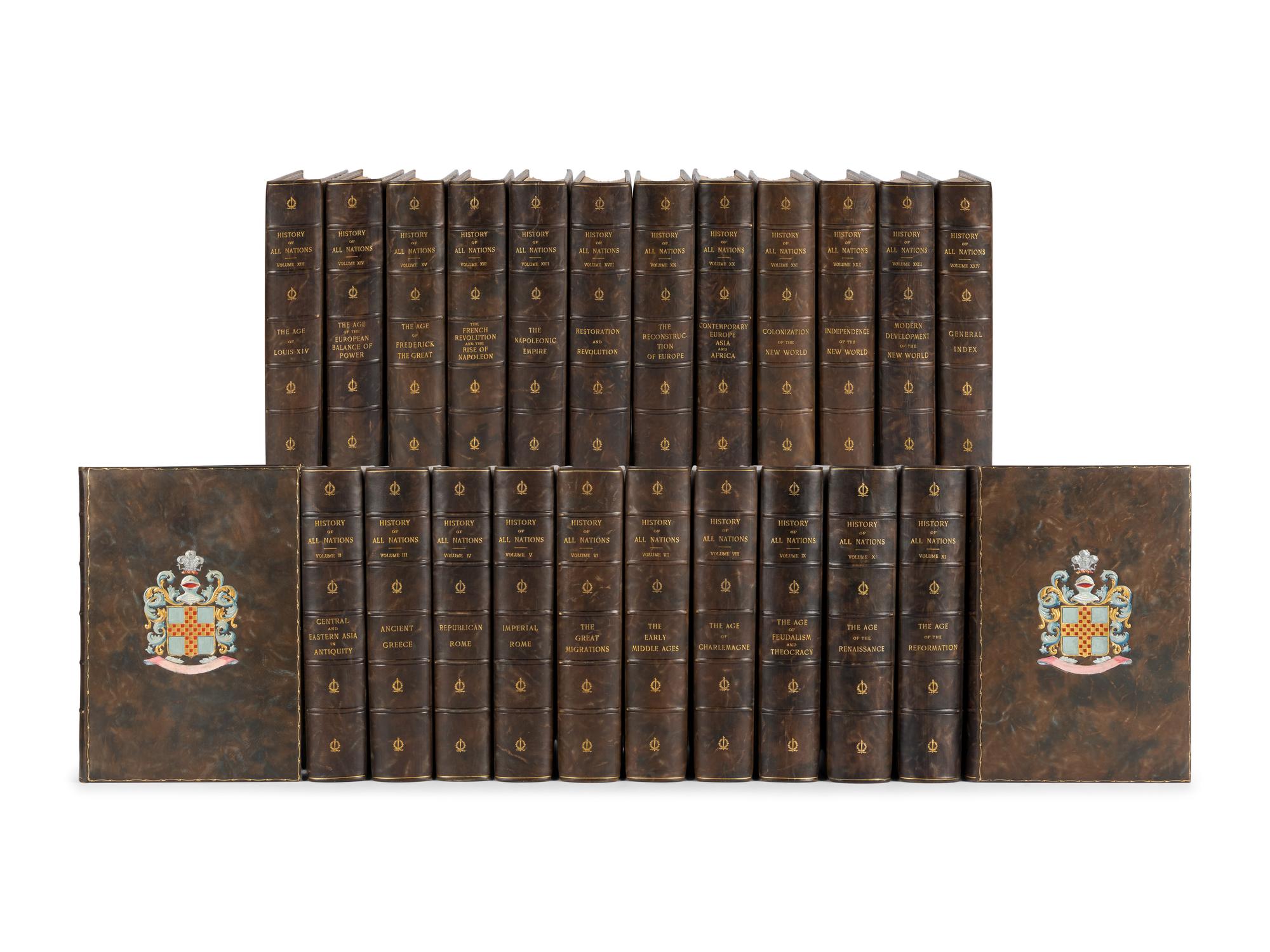 FLATHE, Theodor, John FISKE, Charles M. ANDREWS et al. A History of All Nations . John Henry Wright, translator. Philadelphia: Lea Brothers & Company, 1902.