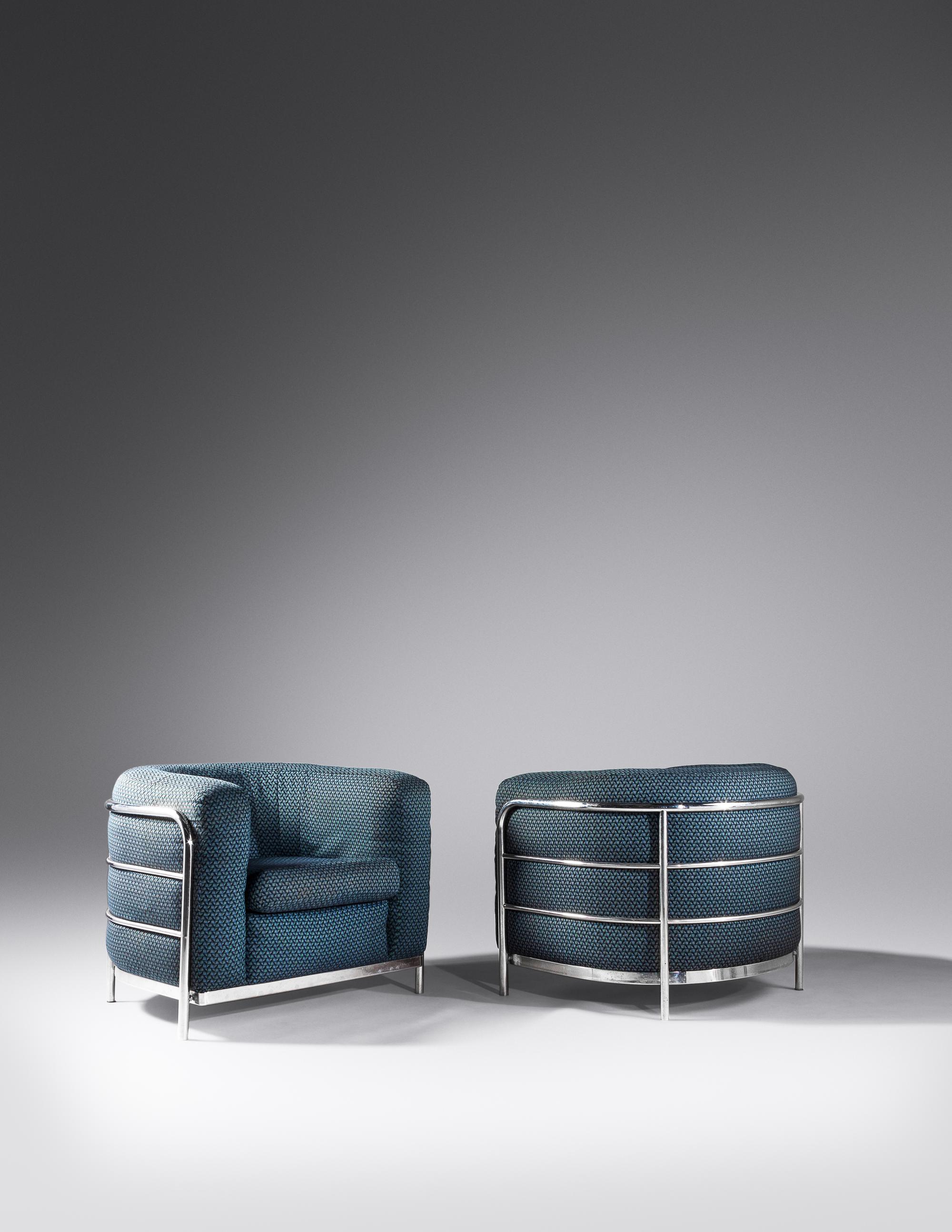 Pair of Onda Lounge Chairs Zanotta, Italy