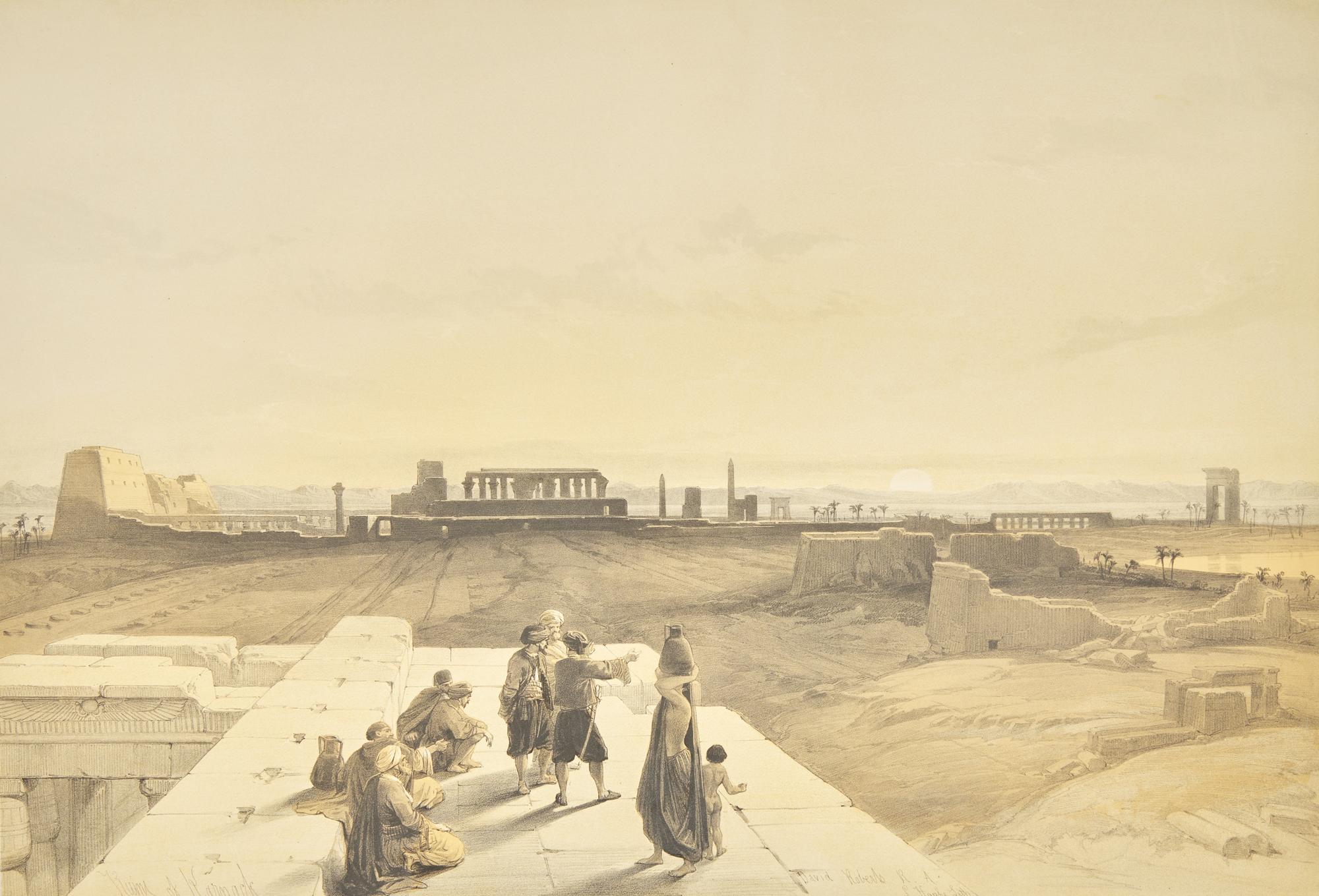 [Prints] Roberts, David. Group of Eight Prints