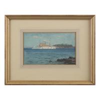 Charles Partridge Adams (American, 1858–1942) — The New York at Bar Harbor, Maine , 1899