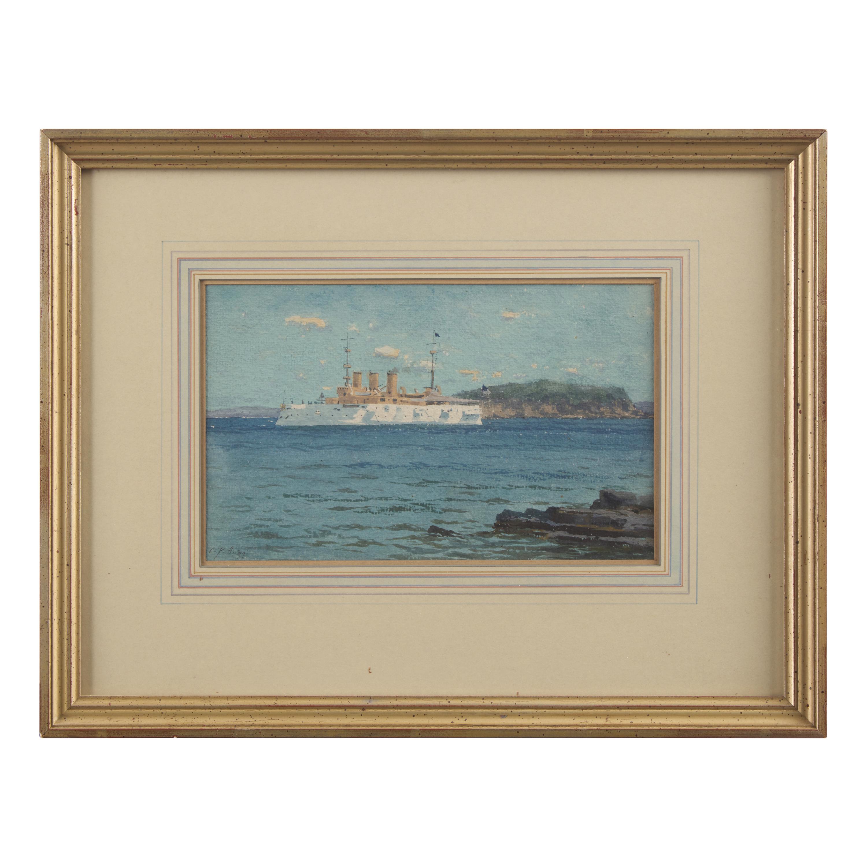 Charles Partridge Adams (American, 1858–1942) — The New York at Bar Harbor, Maine , 1899