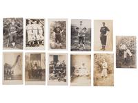 [EARLY PHOTOGRAPHY] -- [SPORTS]. A group of 32 real photo postcards of athletes and events, incl. baseball, track and field, gymnastics, wrestling, strongmen, and female basketball players.