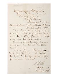 [CIVIL WAR - NAVY] -- [LINCOLNIANA]. A group of 6 documents relating to Lincoln naval visits, comprising:
