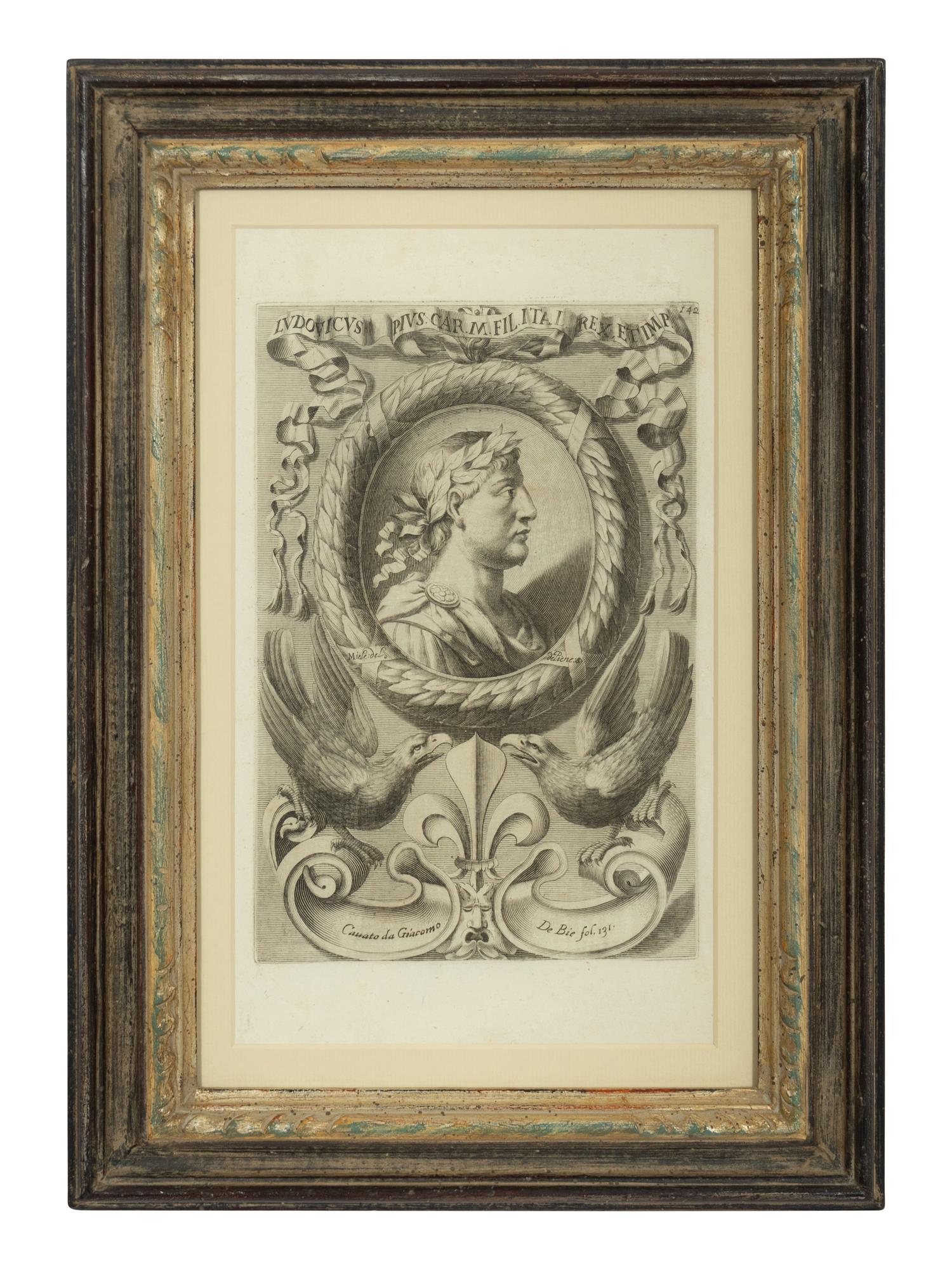 A Set of Eight Italian Engravings