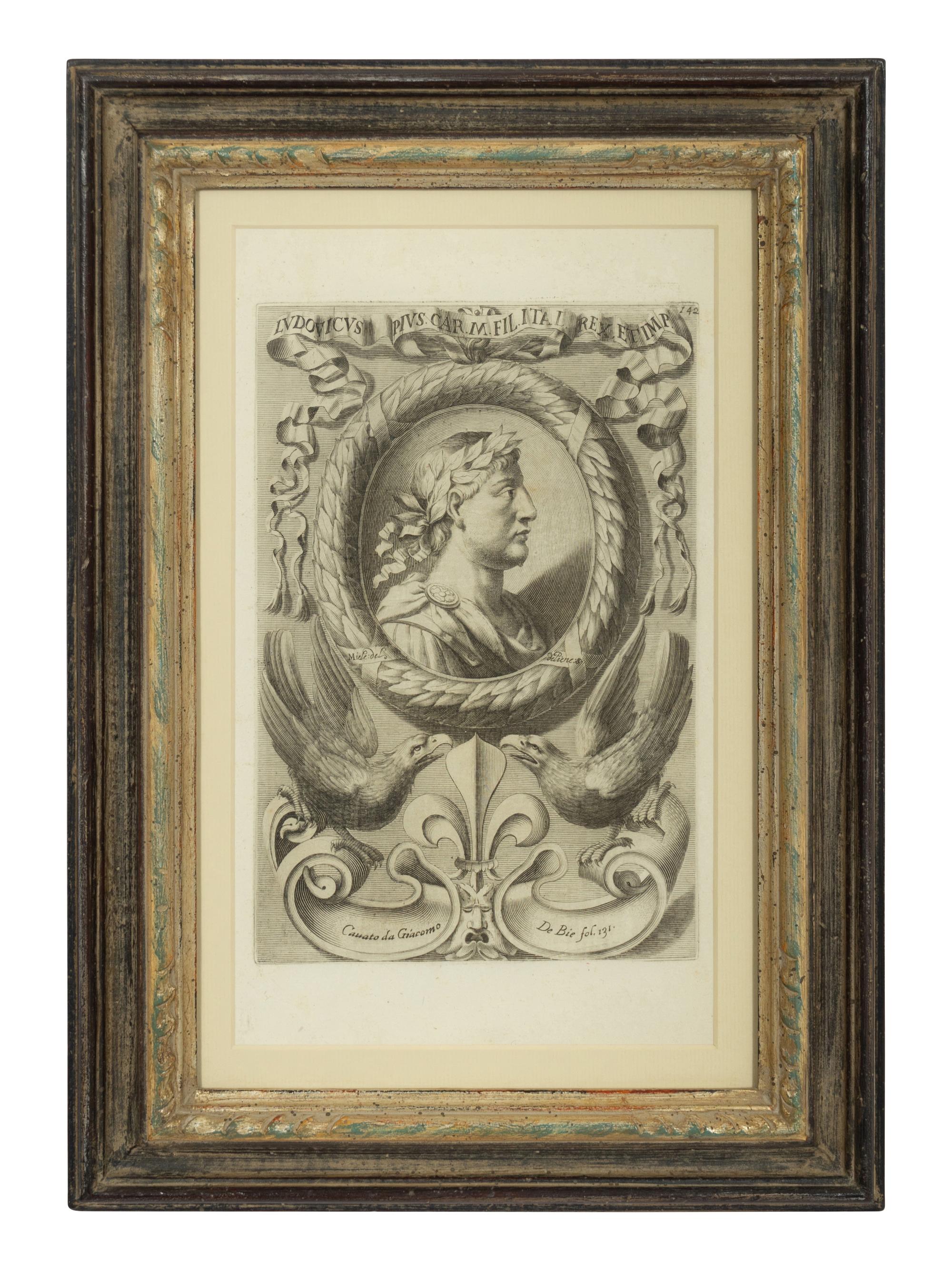 A Set of Eight Italian Engravings