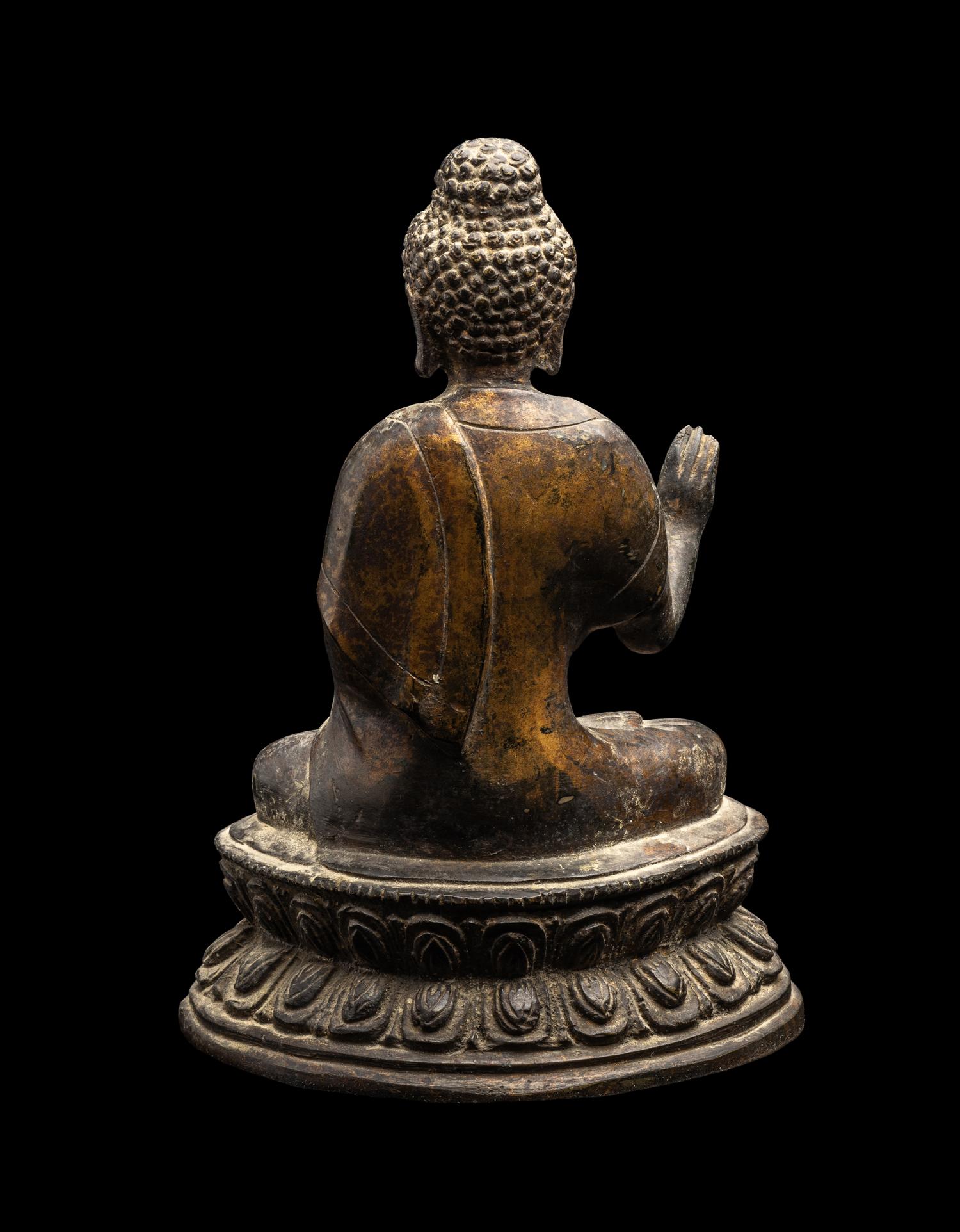 A Chinese Parcel Gilt Bronze of Buddha