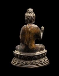 A Chinese Parcel Gilt Bronze of Buddha