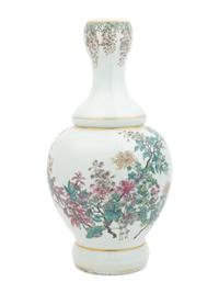 A Chinese Famille Rose Porcelain ‘Floral’ Vase