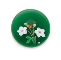 Baccarat, , a ladybug and flowers paperweight