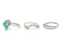 COLLECTION OF DIAMOND RINGS