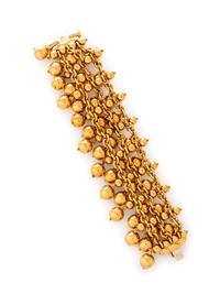 BULGARI, YELLOW GOLD 'NATURALIA' BRACELET