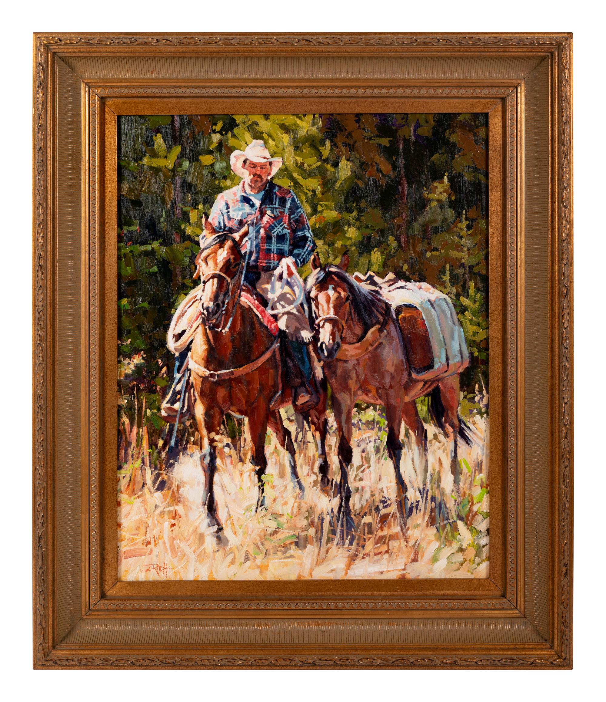 Cowboy on Horseback