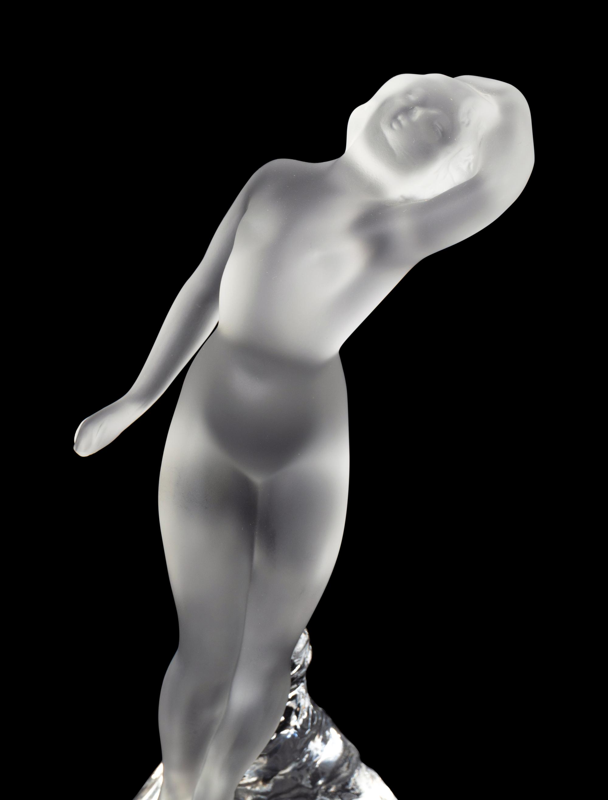Two Lalique Nude Figures