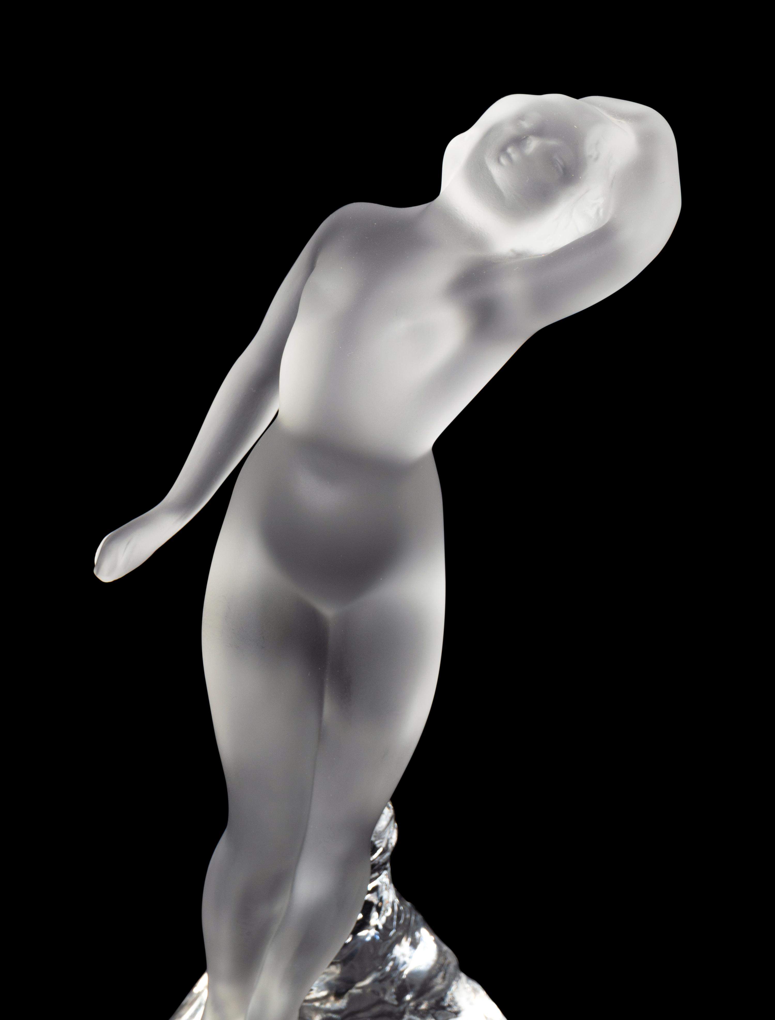 Two Lalique Nude Figures