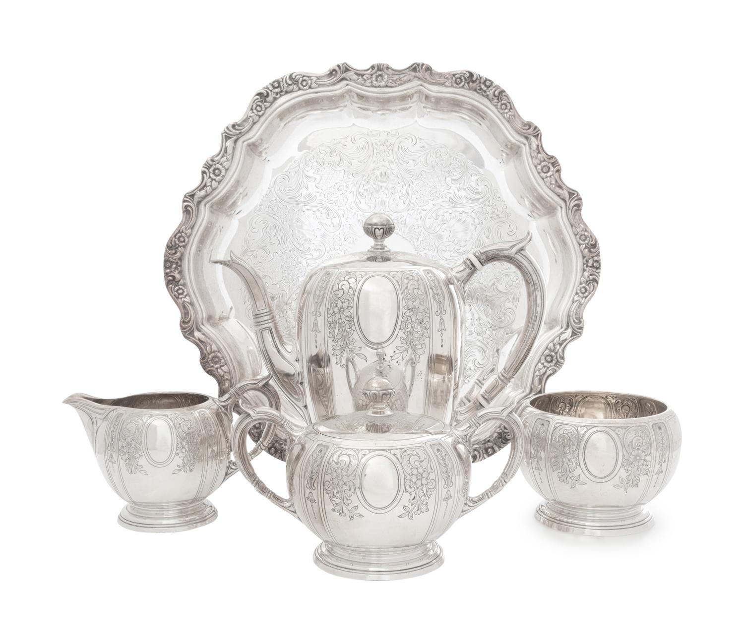 An American Silver Tea Service