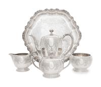 An American Silver Tea Service