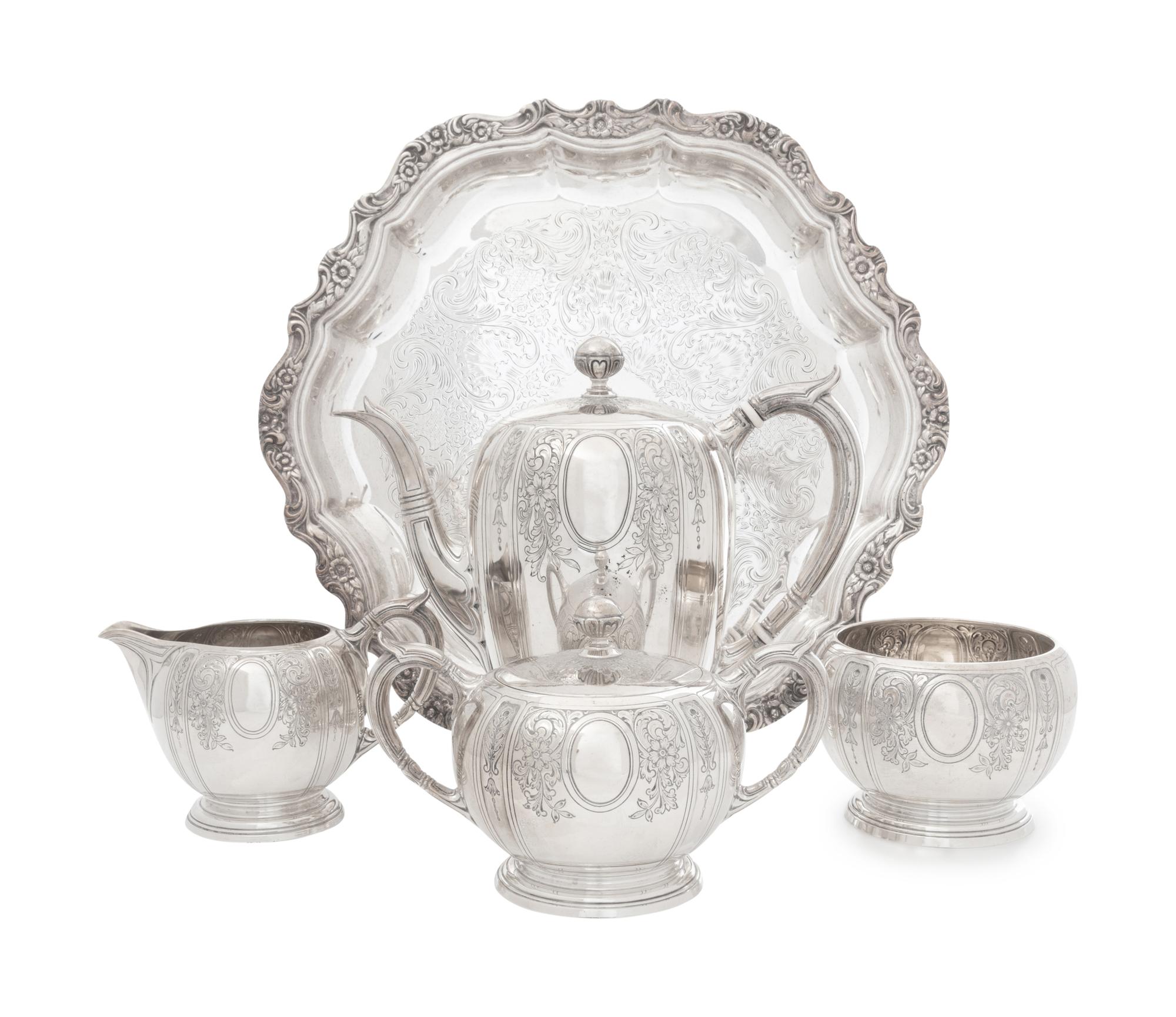 An American Silver Tea Service