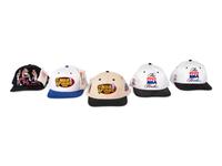 A Group of 10 Vintage Michael Jordan Chicago Bulls Last Dance Era Snapback Hats Caps