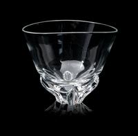 A Steuben Glass Vase Length 9 3/4 inches.