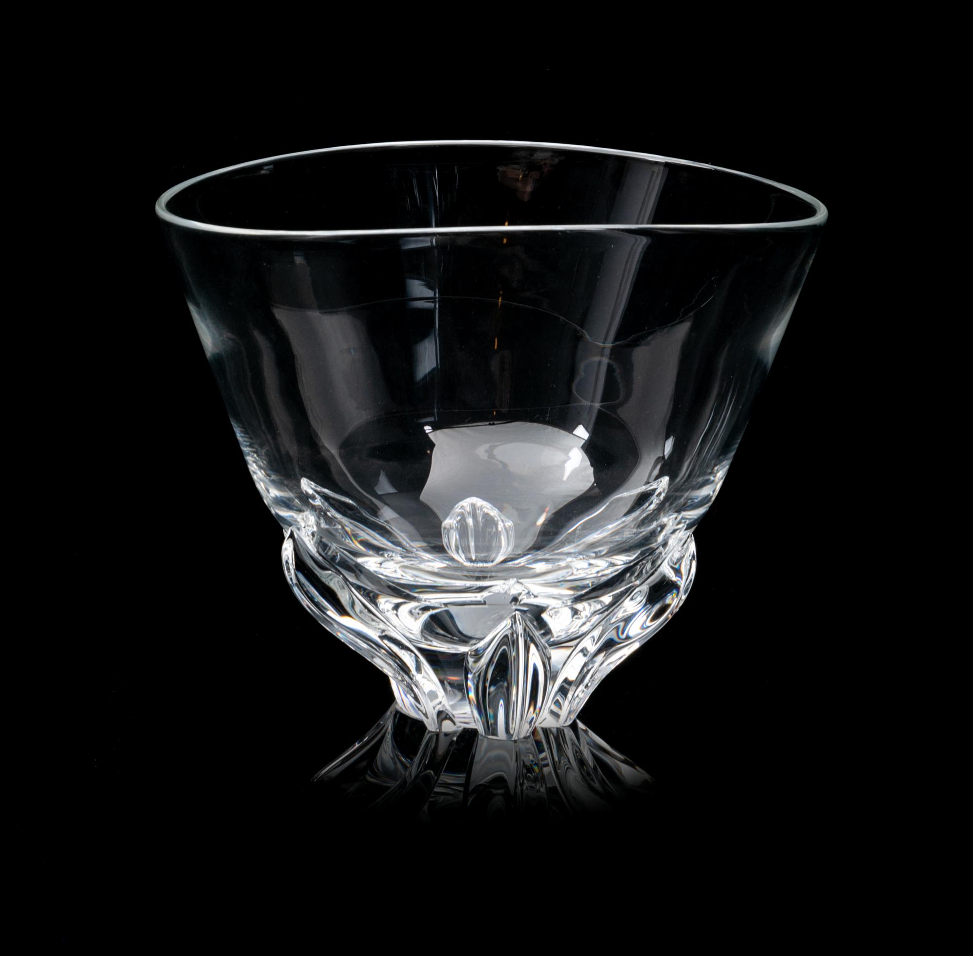 A Steuben Glass Vase Length 9 3/4 inches.