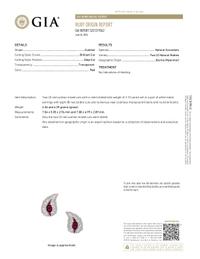 BURMESE RUBY AND DIAMOND EARRINGS