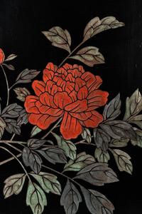 A Chinese Export Lacquer Six-Panel Floor Screen — 20TH CENTURY