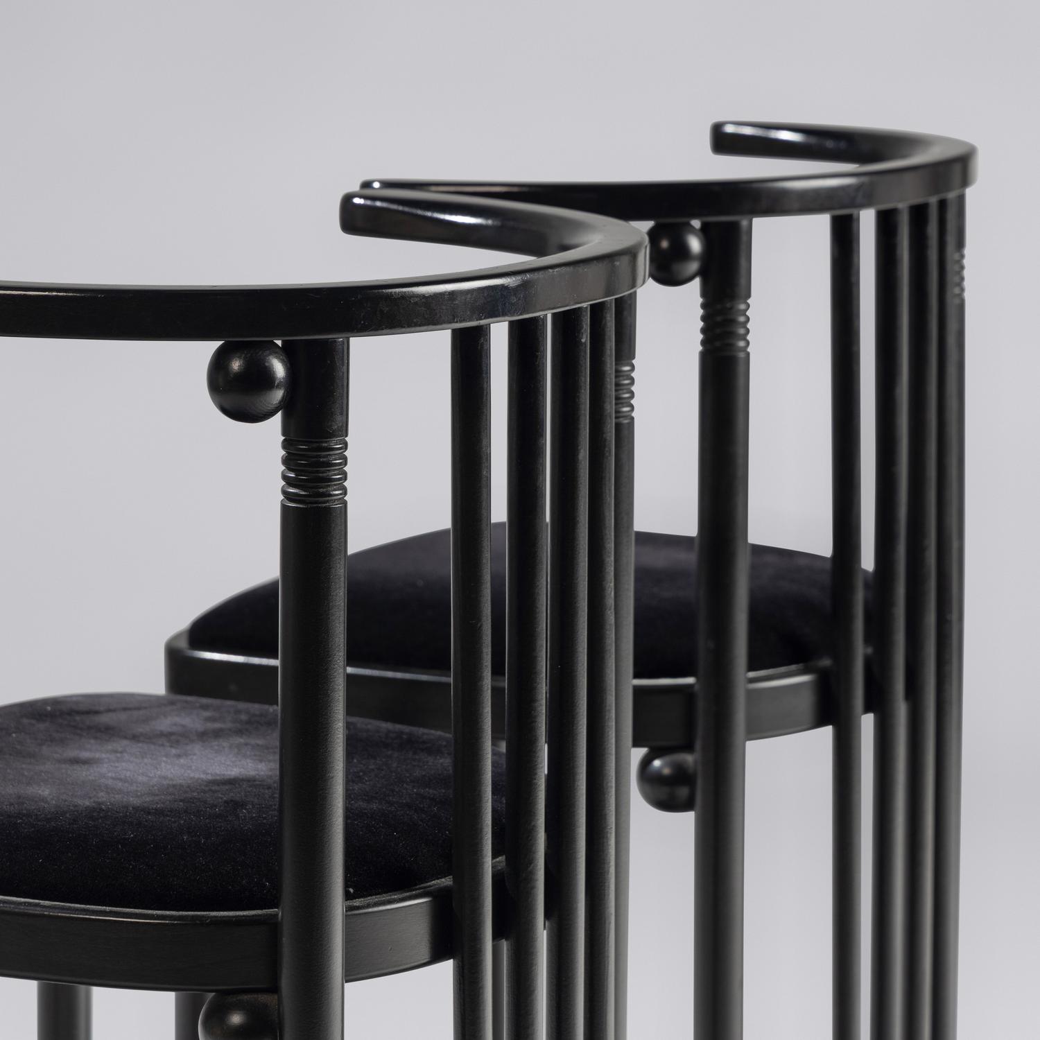Pair of Fledermaus chairs for Thonet