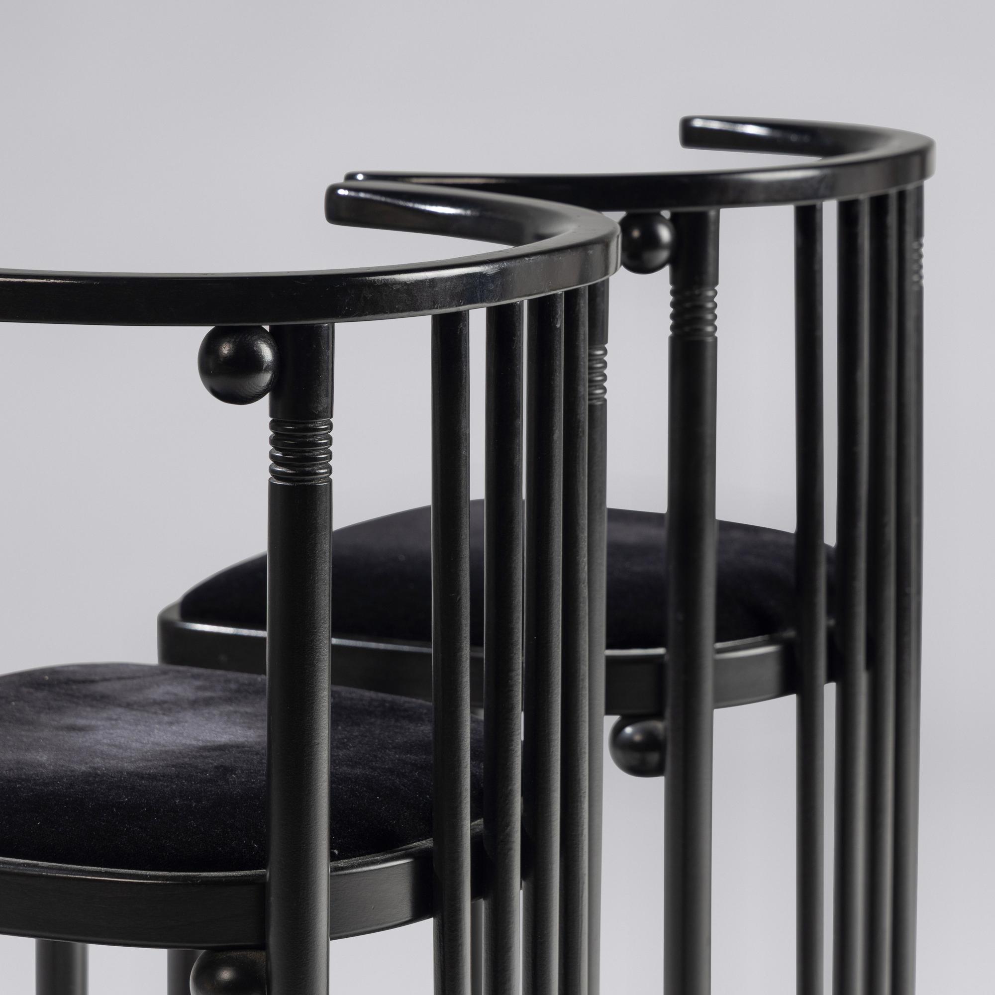 Pair of Fledermaus chairs for Thonet
