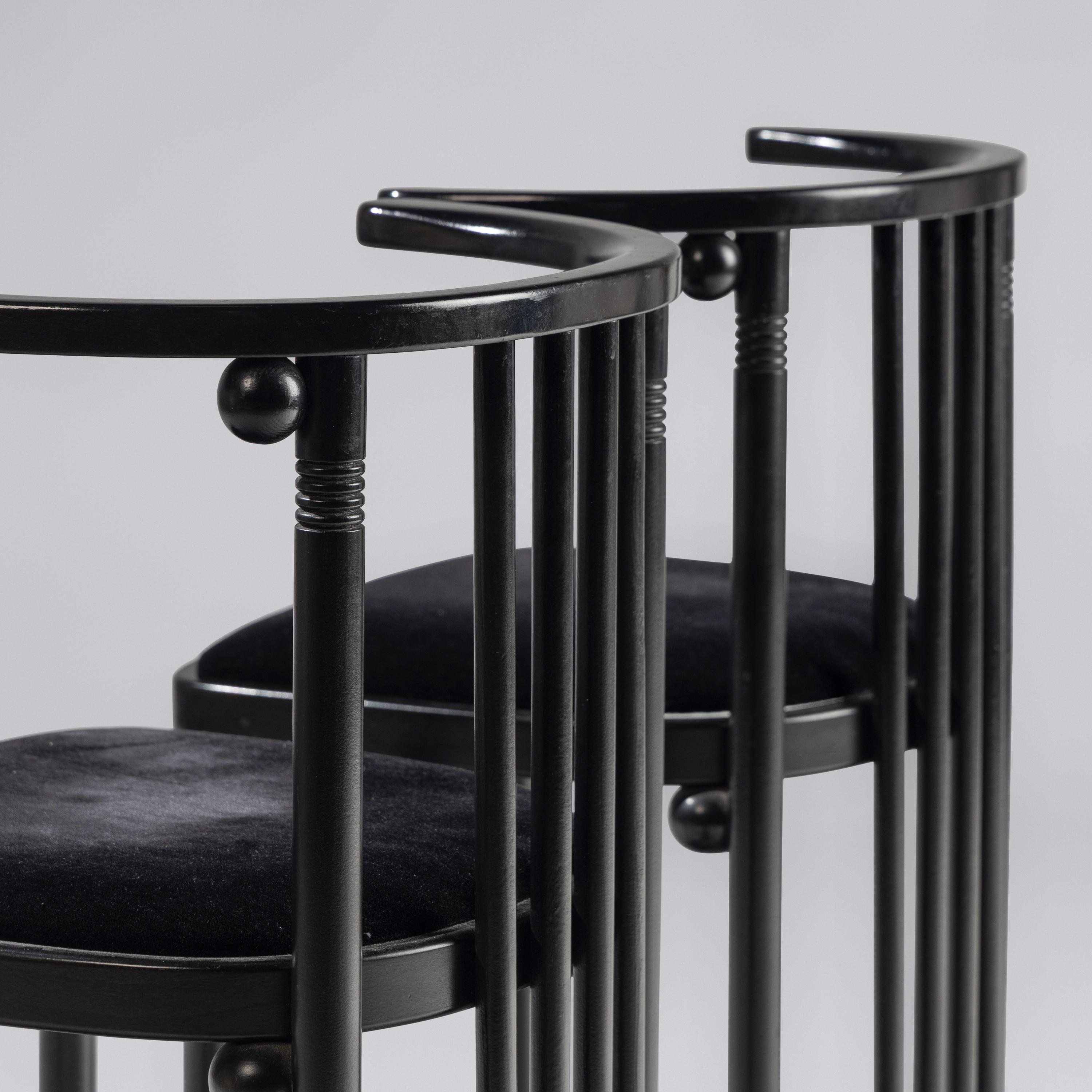 Pair of Fledermaus chairs for Thonet