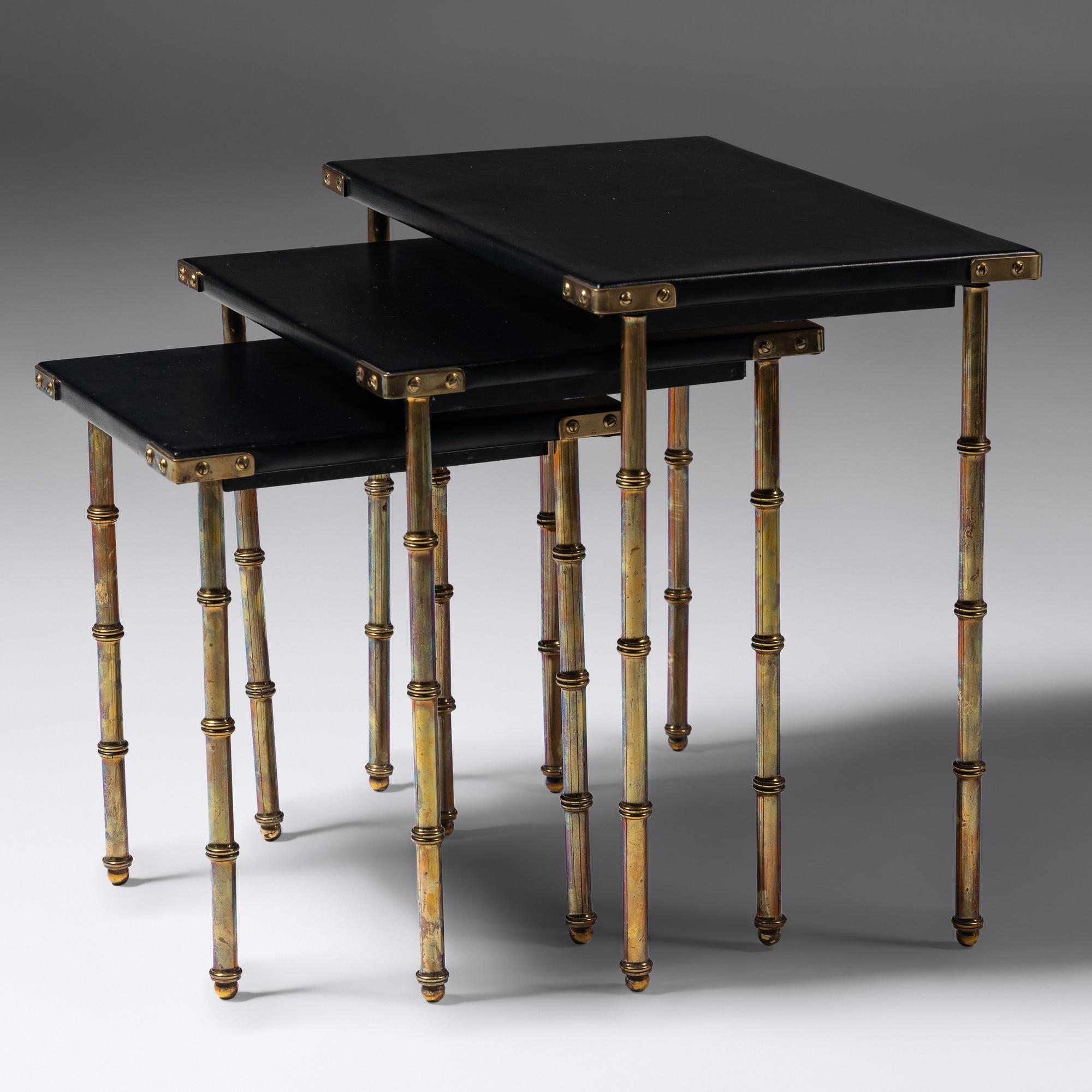 Set of Three Nesting Tables, c. 1950 France
