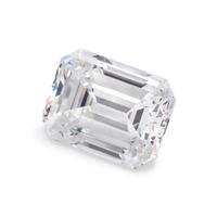 AN EXCEPTIONAL 5.12 CARAT EMERALD CUT DIAMOND