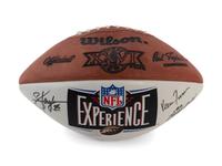 A Group of Three Signed Football Items Including Derrick Thomas and Lawrence Taylor
