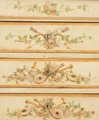 A Venetian Style Painted Commode