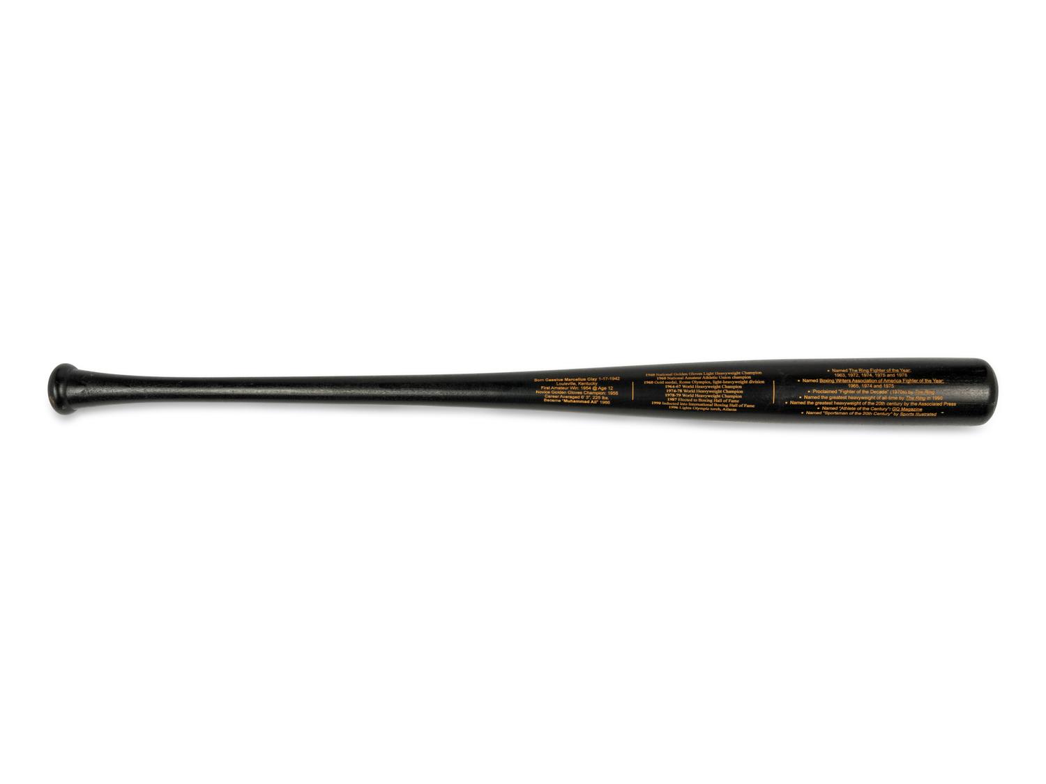 A Muhammad Ali Signed Autograph Baseball Bat (Ali Hologram, PSA)