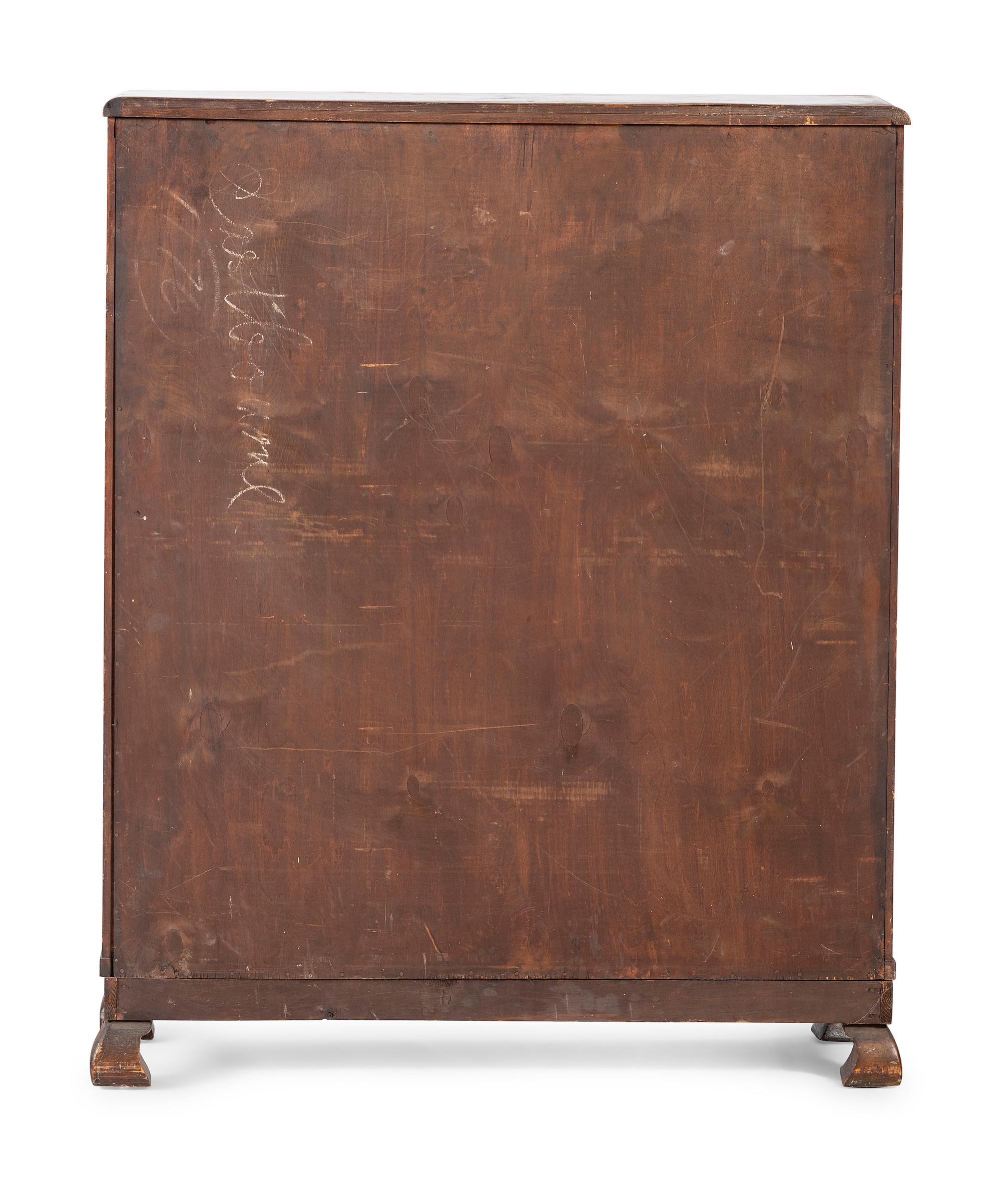 A Classical Figured Mahogany Bookcase