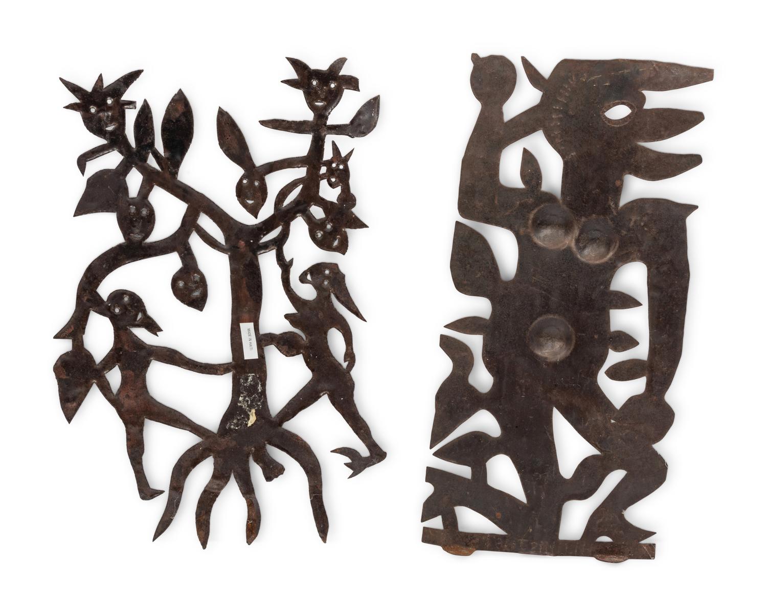 Adam and Eve With The Tree of Life and Untitled (The Devil) (two works)