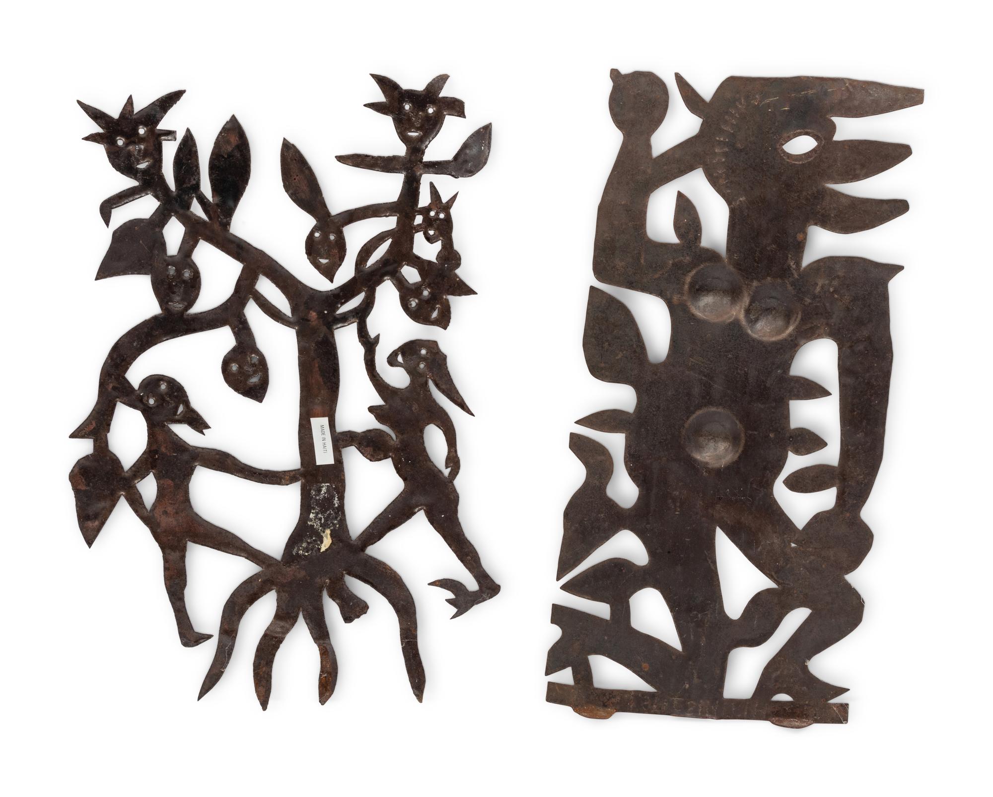 Adam and Eve With The Tree of Life and Untitled (The Devil) (two works)