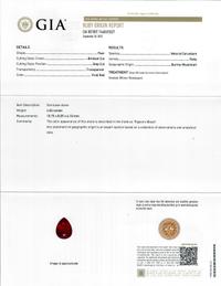 BURMESE RUBY AND DIAMOND RING
