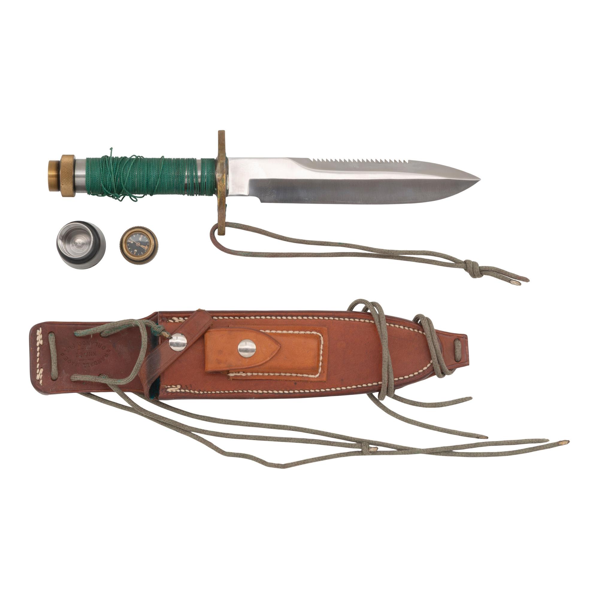 Randall Model 18 Attack Survival Knife with Spear Shaft.